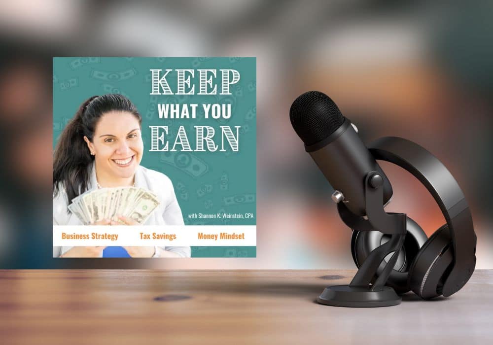 podcast microphone with know what you earn podcast promo